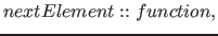 $nextElement::function,$